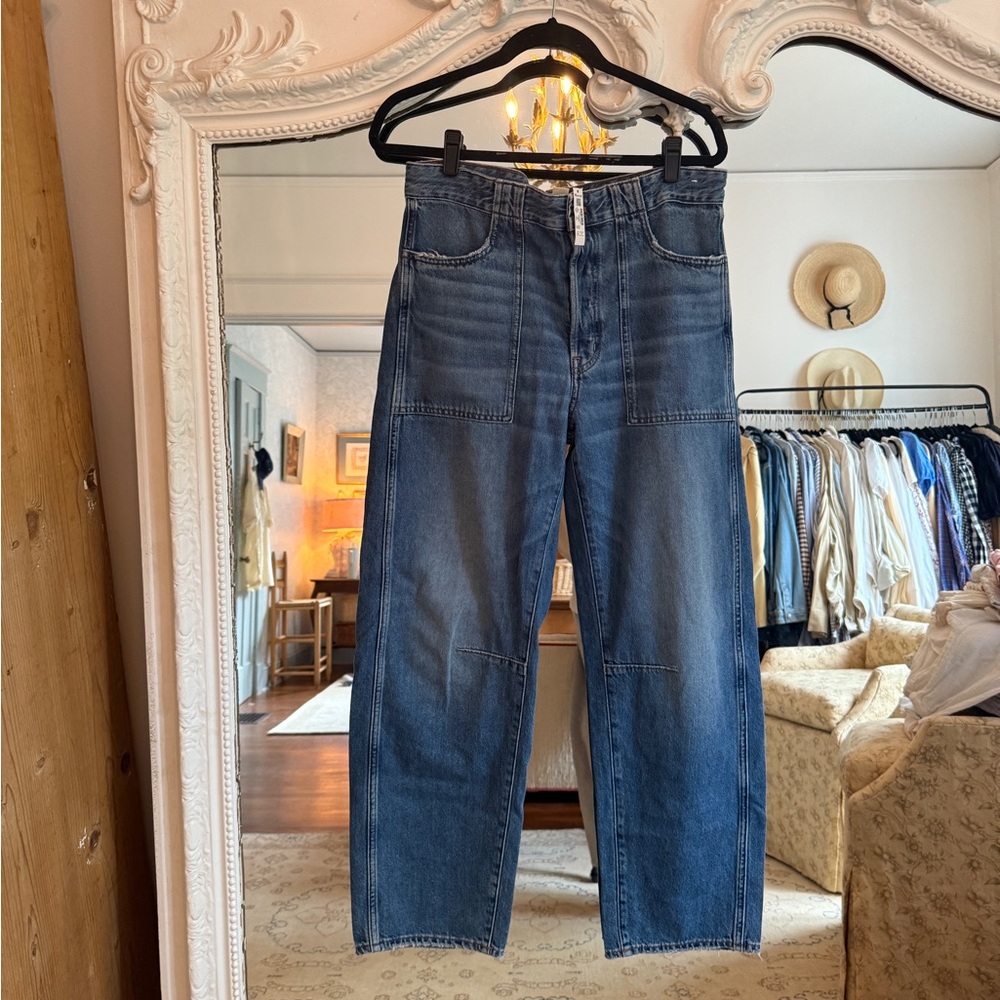 Madewell Utility Barrel Jeans